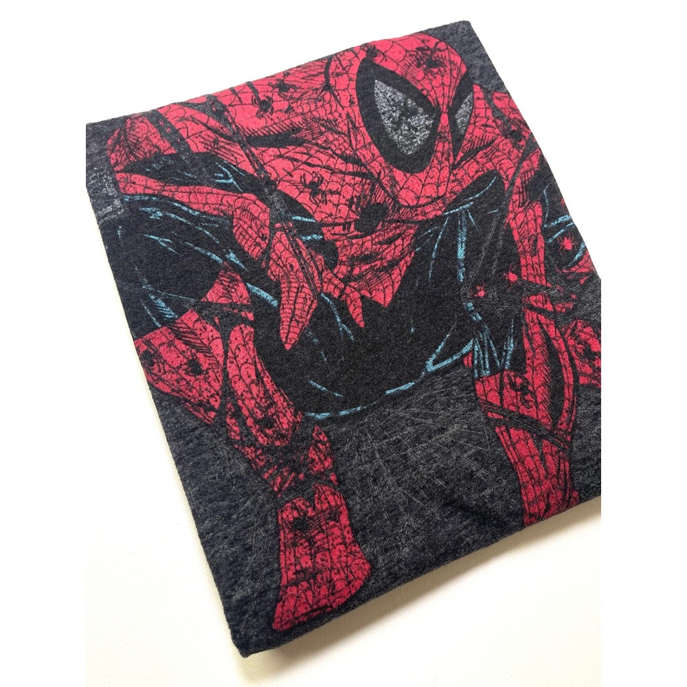 Marvel Comics Spider-Man Torment Comic Cover Graphic Tee XL Heather Charcoal